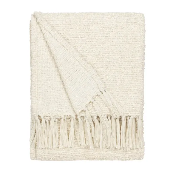 Yard Candar Cosy Woven Tassel Throw Blanket