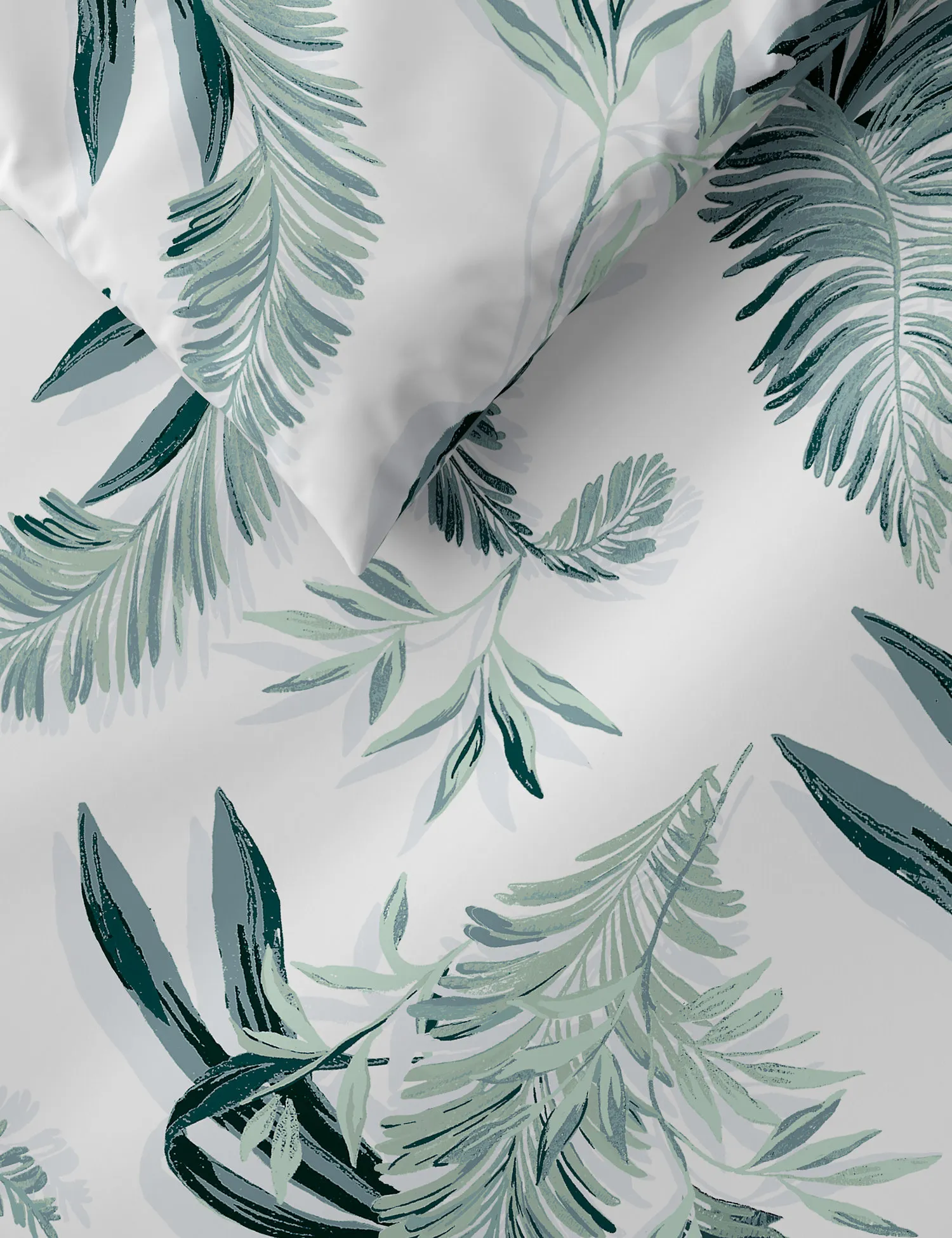 M&S Pure Cotton Botanical Bedding Set