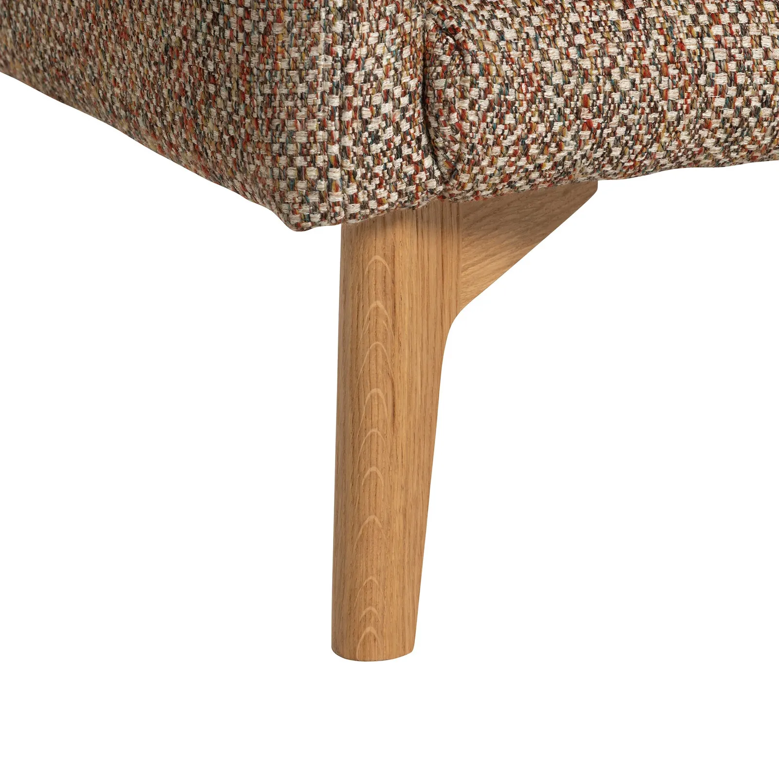 Ercol Aosta Snuggler Sofa, Brown Fabric | Barker & Stonehouse 5