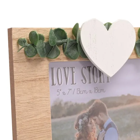 Love Story Rustic Photo Frame 3
