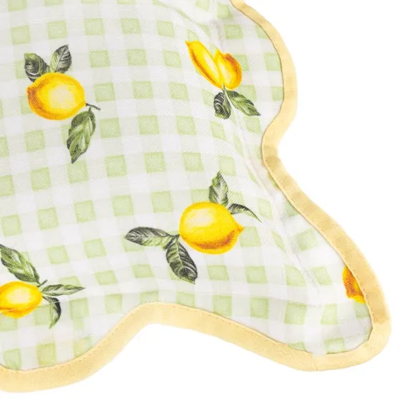 Fruits Lemons Outdoor Square Cushion 2