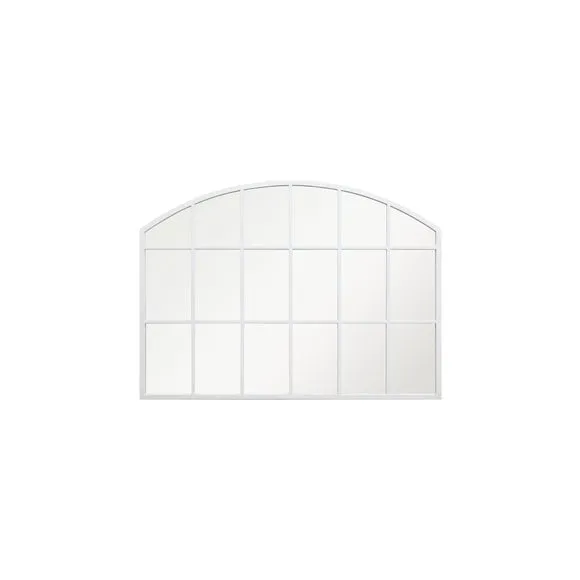 Arcus Arched Window Wide Overmantel Wall Mirror 2