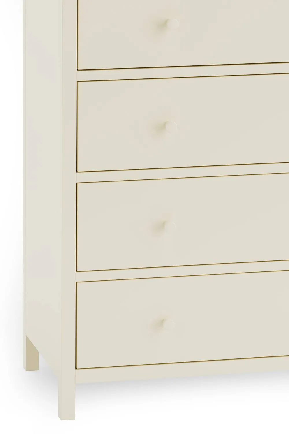 Julian Bowen Coxmoor 5 Drawer Wide Chest in Ivory 6
