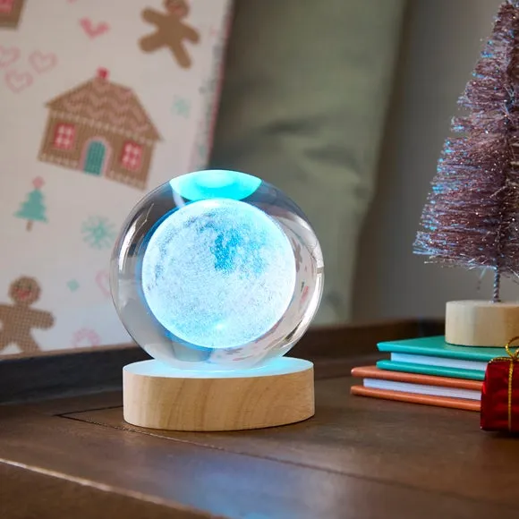 Moon Colour Changing Crystal Ball Table Lamp