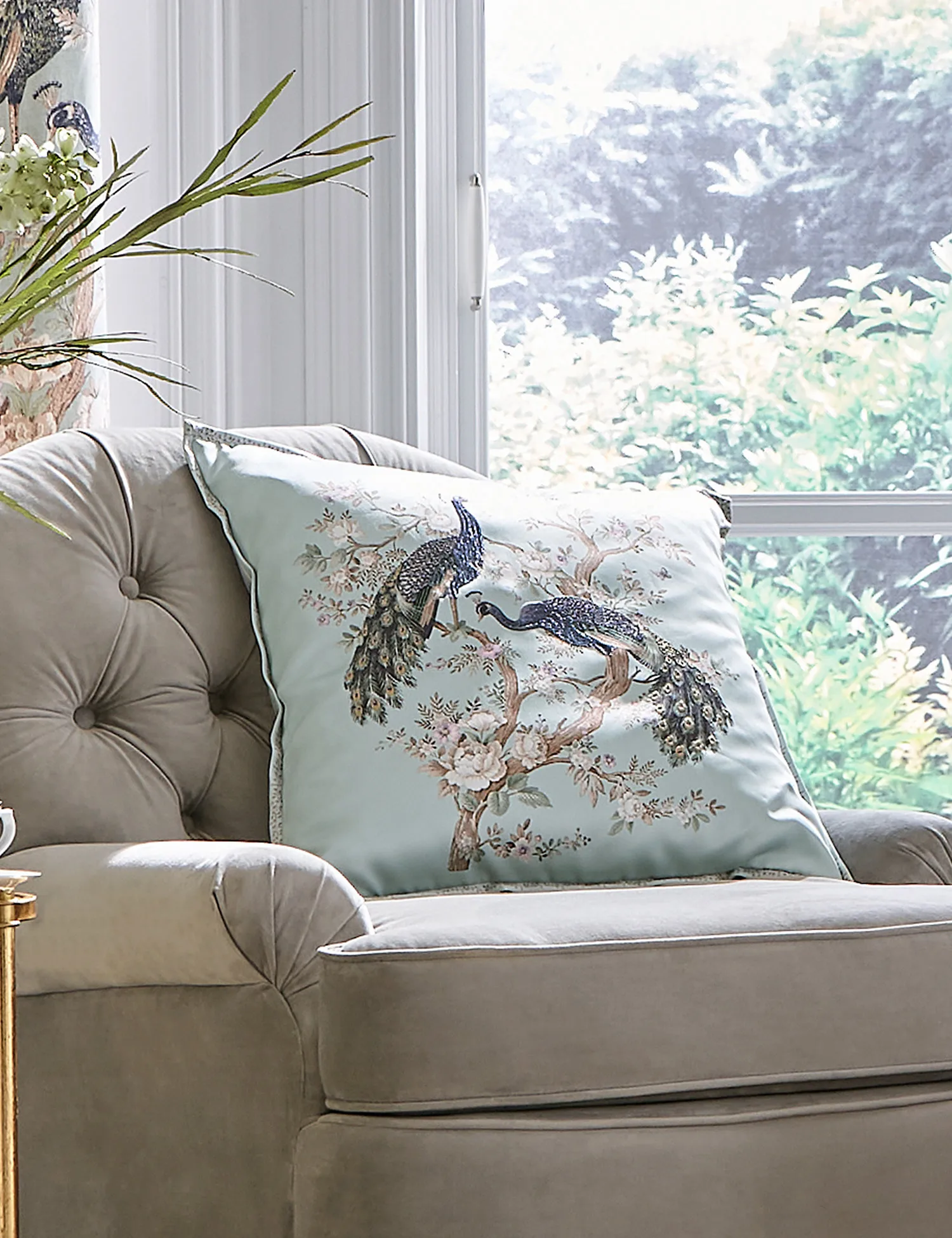 M&S Laura Ashley Belvedere Embroidered Cushion