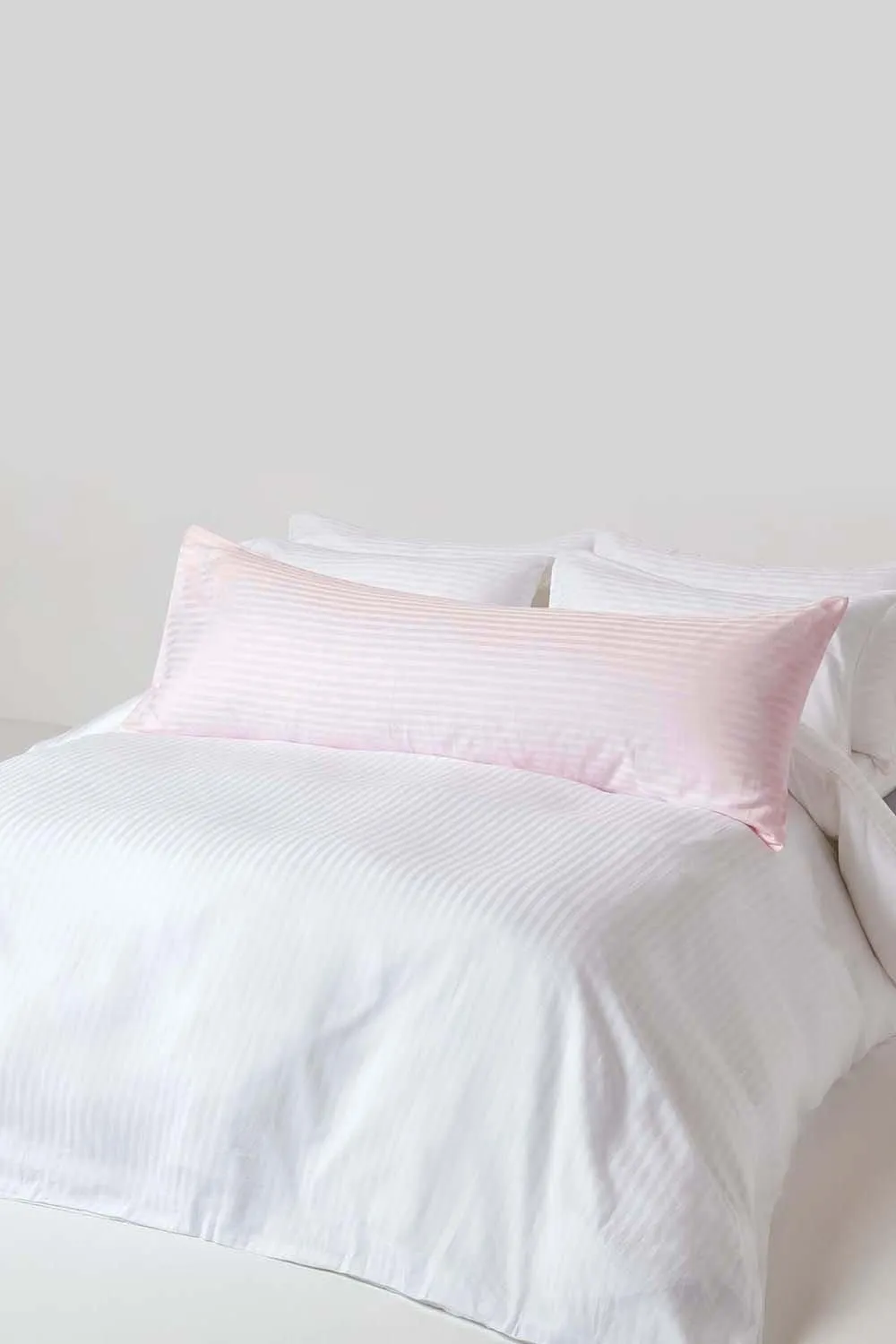 Homescapes Egyptian Cotton Ultrasoft Body Pillowcase 330 TC in Pink 2