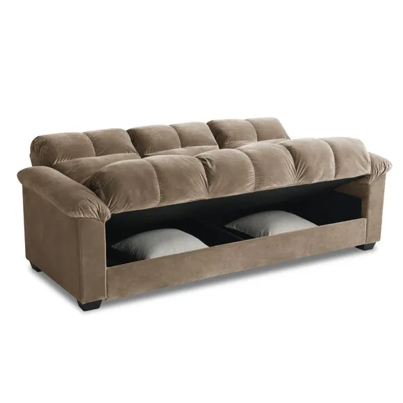 Margo Velvet 3 Seater Sofa Bed 4