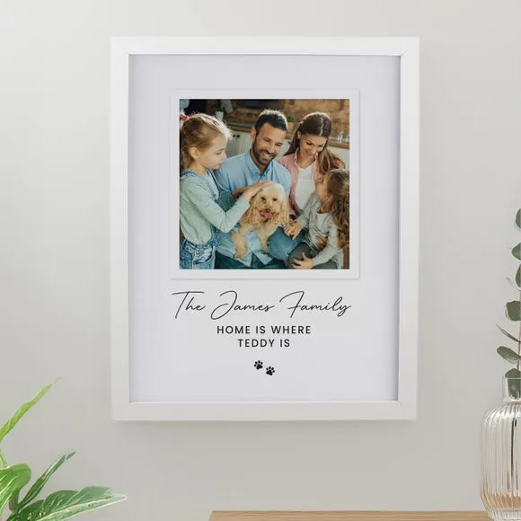 Personalised Pet Photo Framed Print 1