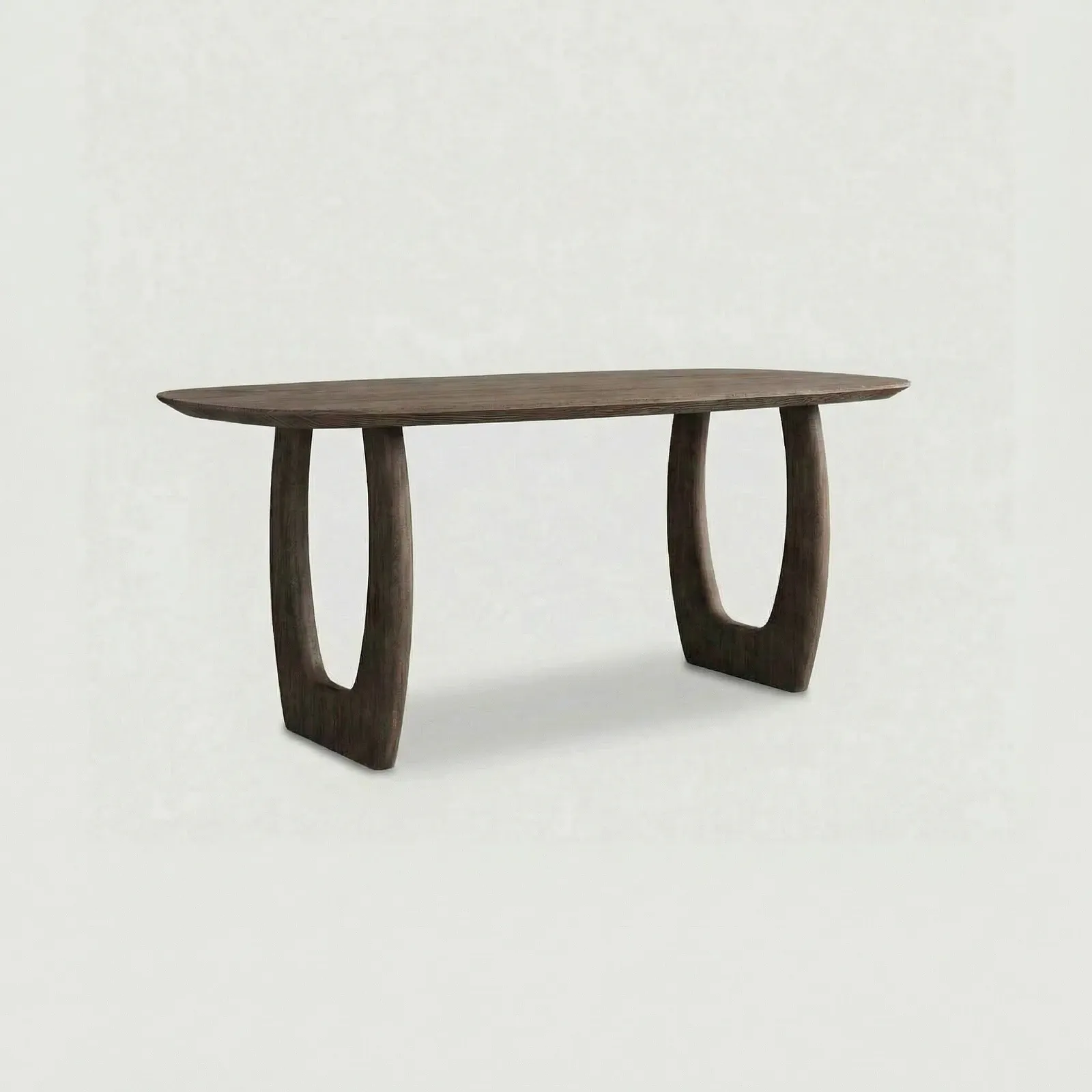 Pure Furniture Slim Luna Danish Oval Dining Table 160X90Cm, Brown Oak | Barker & Stonehouse