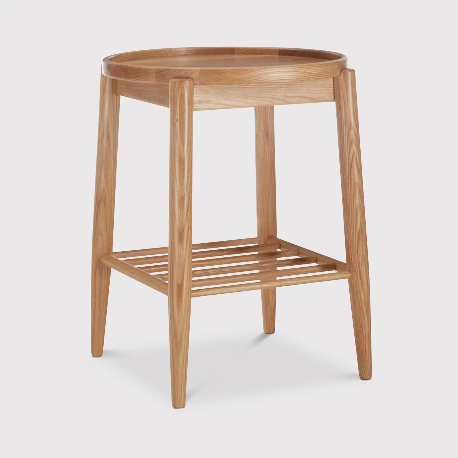 Ercol Winslow Side Table, Round, Neutral Oak | Barker & Stonehouse 5