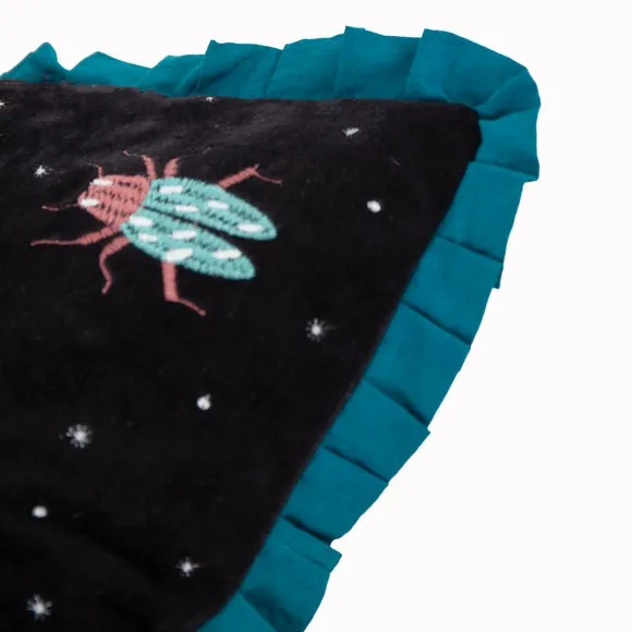 Darkling Beetles Frilled Square Cushion 6