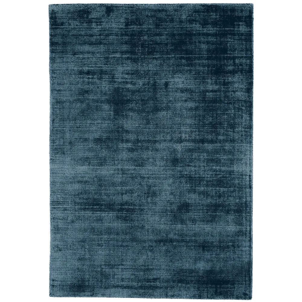 Tyde Teal 160X230Cm Rug, Square Viscose | W160cm | Barker & Stonehouse