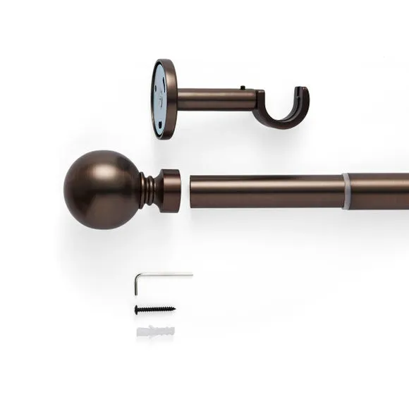 Ashton Extendable Metal Curtain Pole 2
