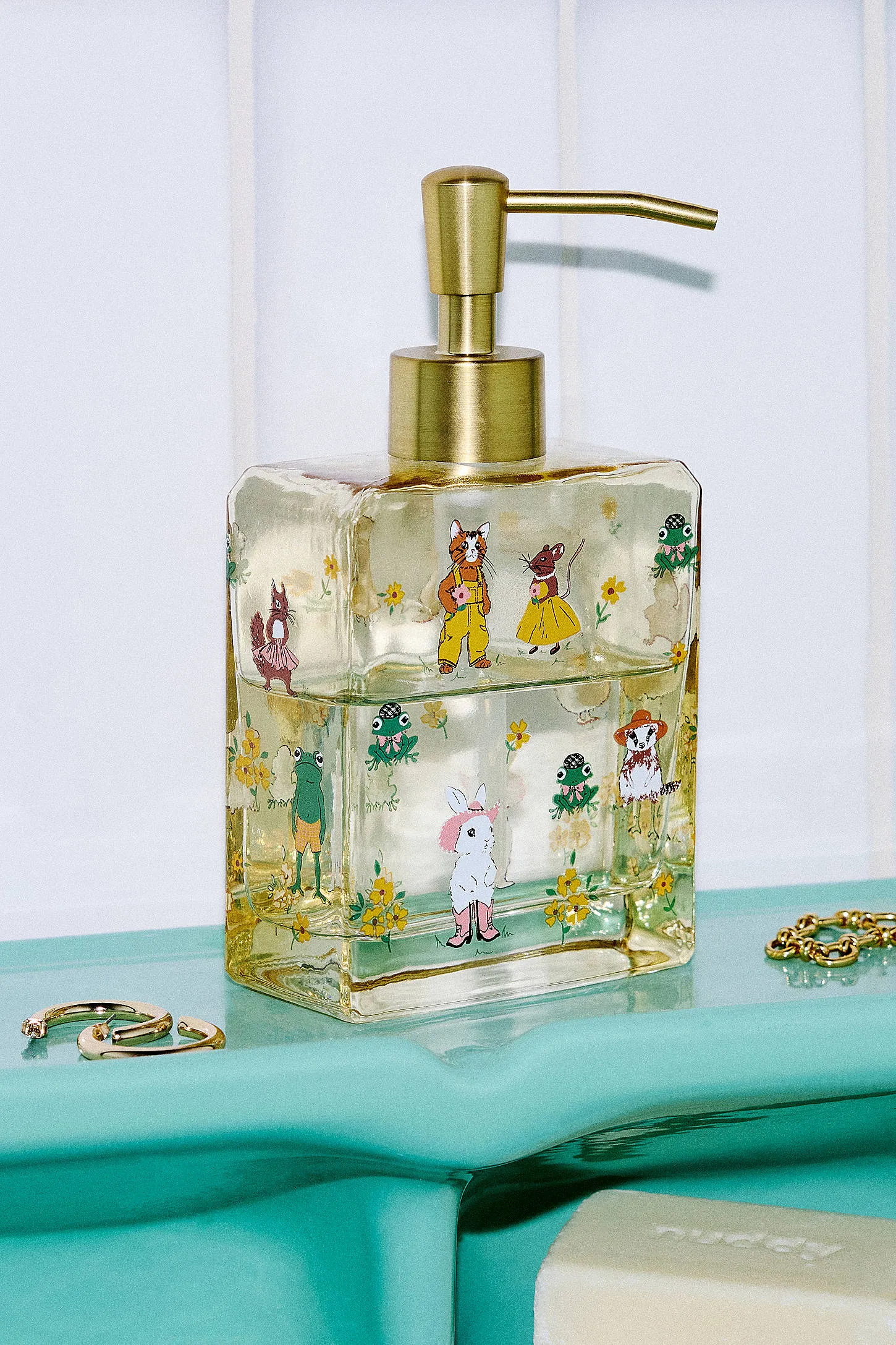 Party Animals Soap Dispenser - Yellow ALL