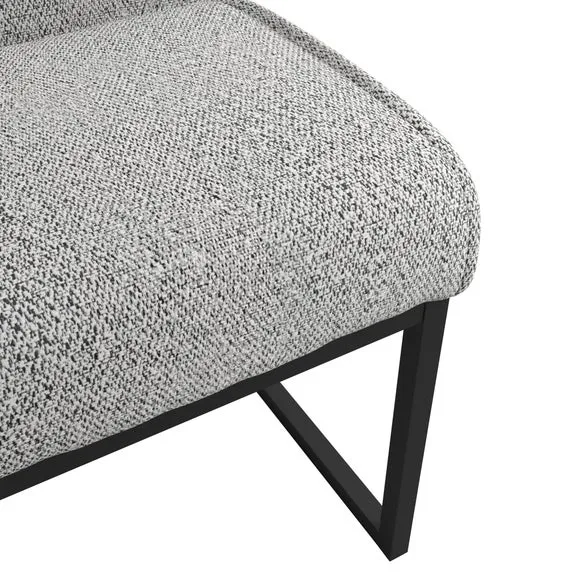 Set of 2 Cleaver Tweed Dining Chairs 6