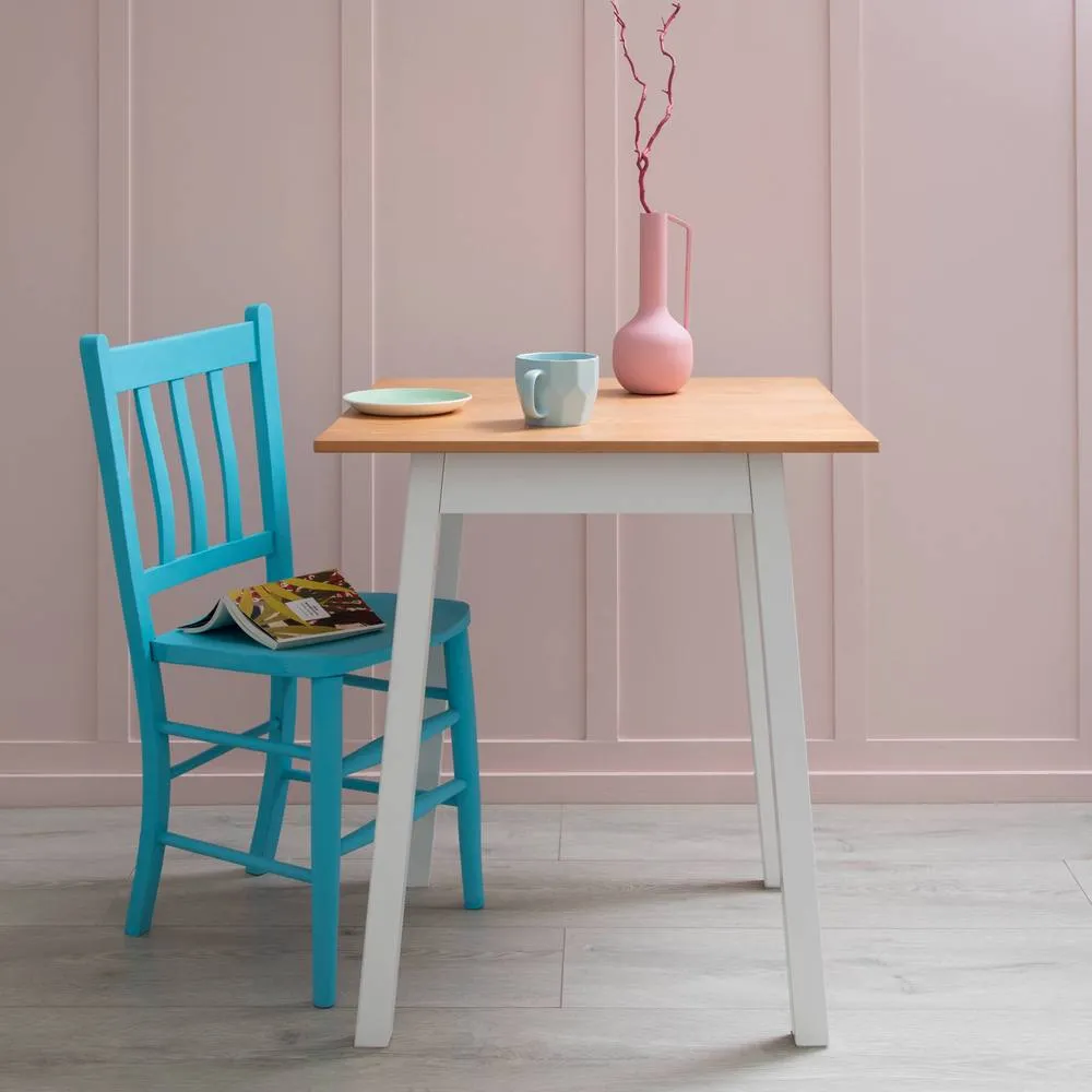 Nöa and Nani Annika Liten Kitchen Dining Table in Natural Pine & White