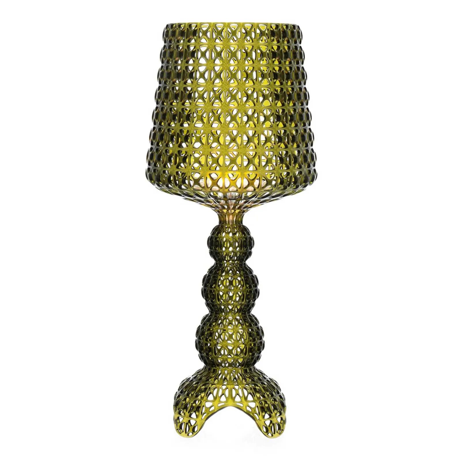 Kartell Mini Kabuki Table Lamp 30X70 Green | Barker & Stonehouse