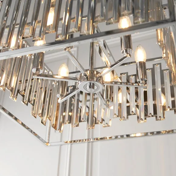 Vogue Crystal Juneau 6 Light Ceiling Light 5