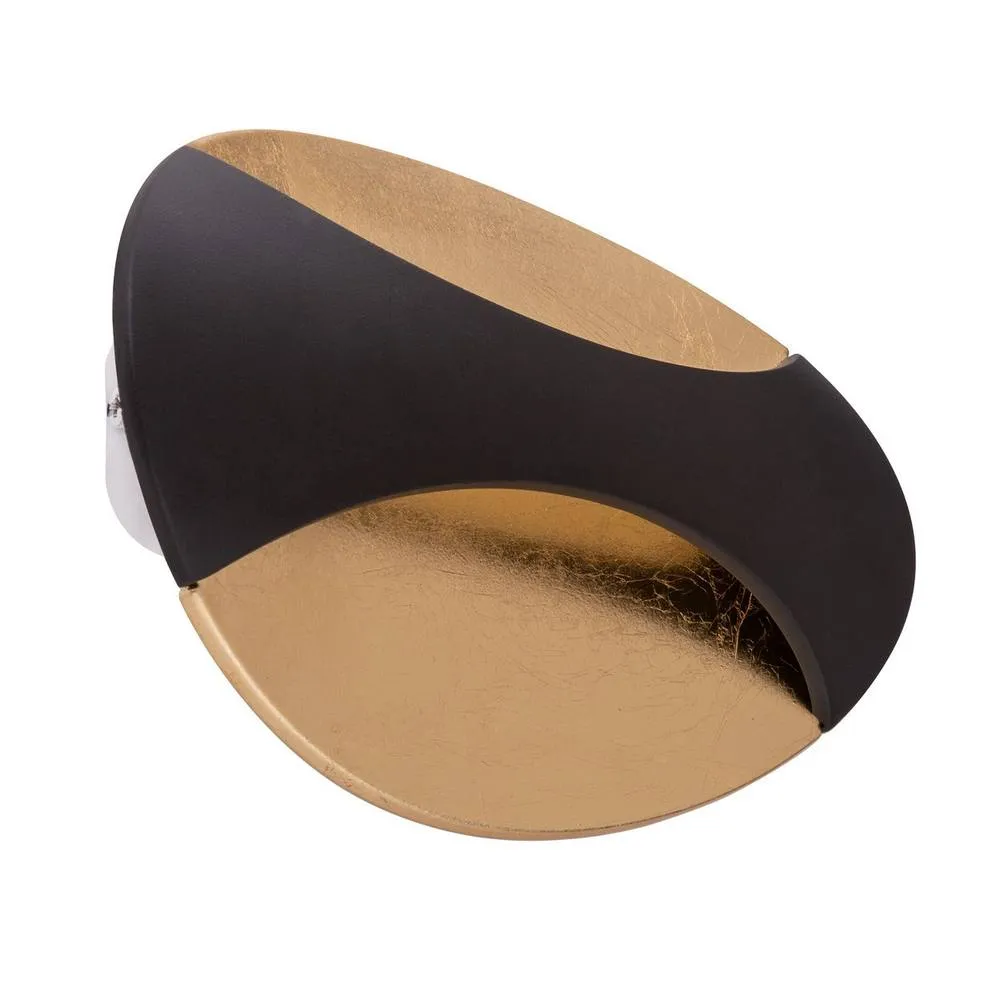 Netlighting Alexandra Integrated LED Wall Lamp Black LED 3000K 2