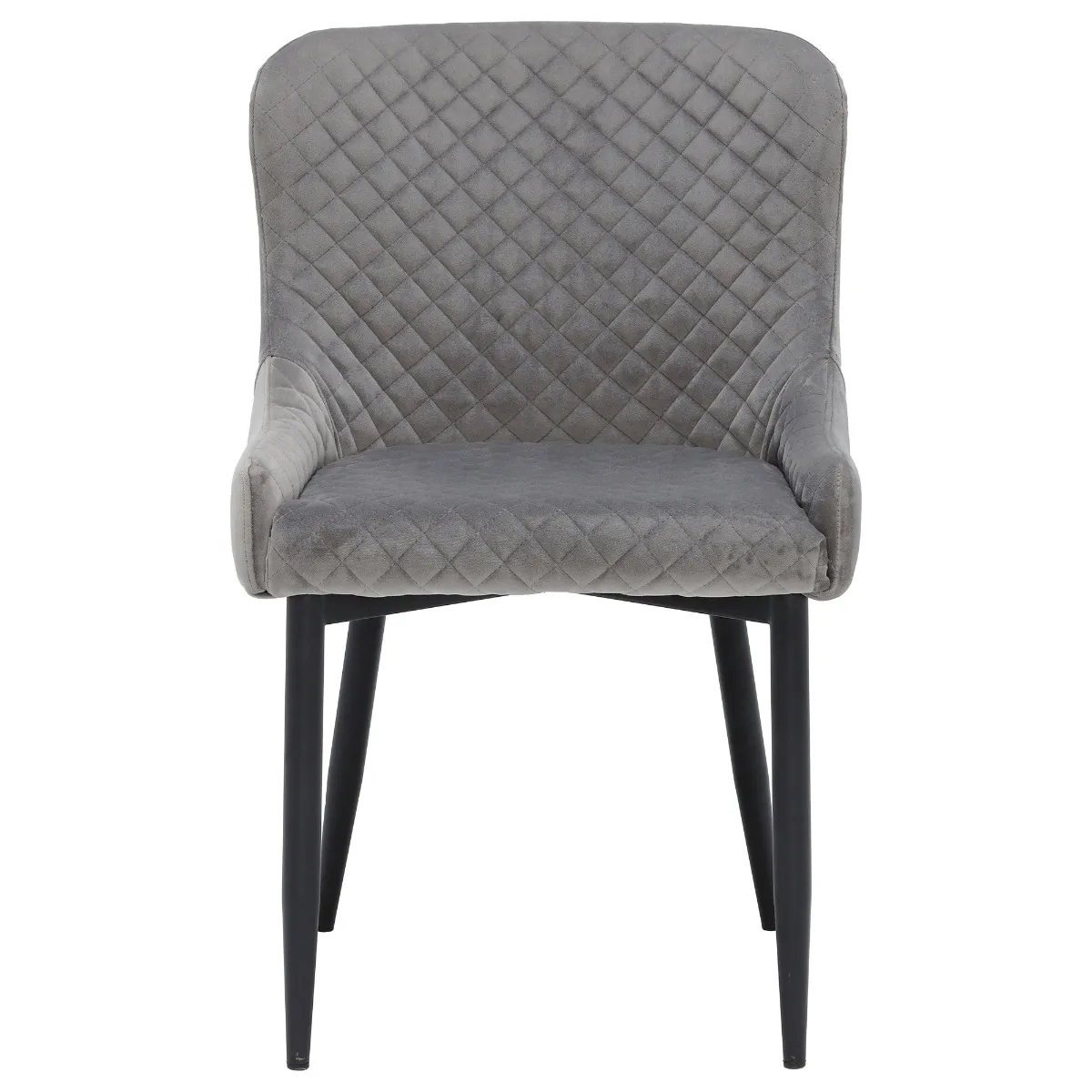 Rivington Dining Chair, Grey Velvet | Barker & Stonehouse 4