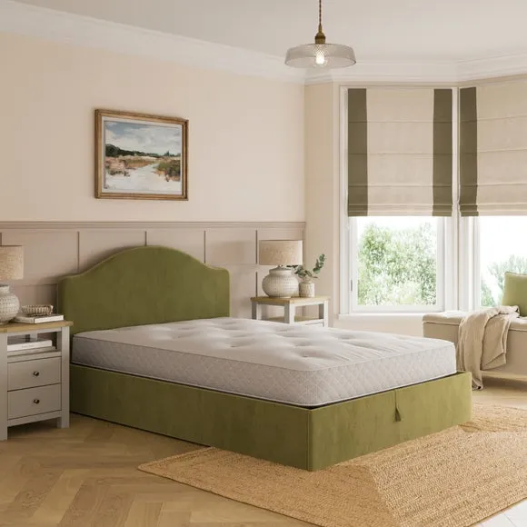 Maylee Velvet Ottoman Bed Frame 2