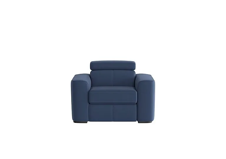 Infinity Fabric Armchair - Blue
