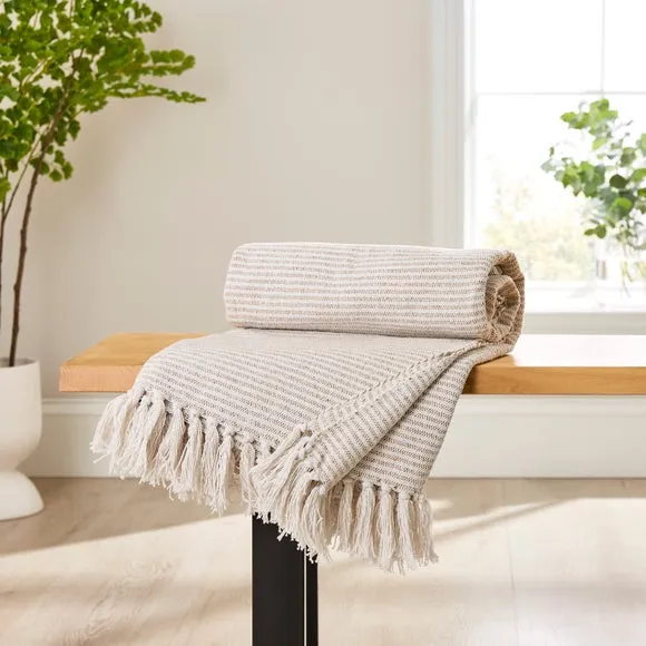 Russell Stripe Throw Blanket 1