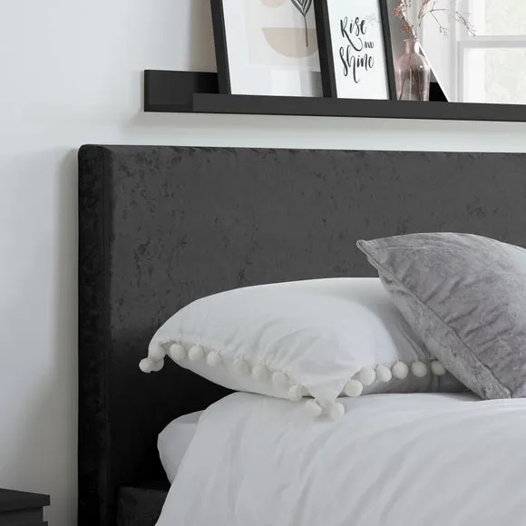 Berlin Crushed Velvet Ottoman Bed Frame 3