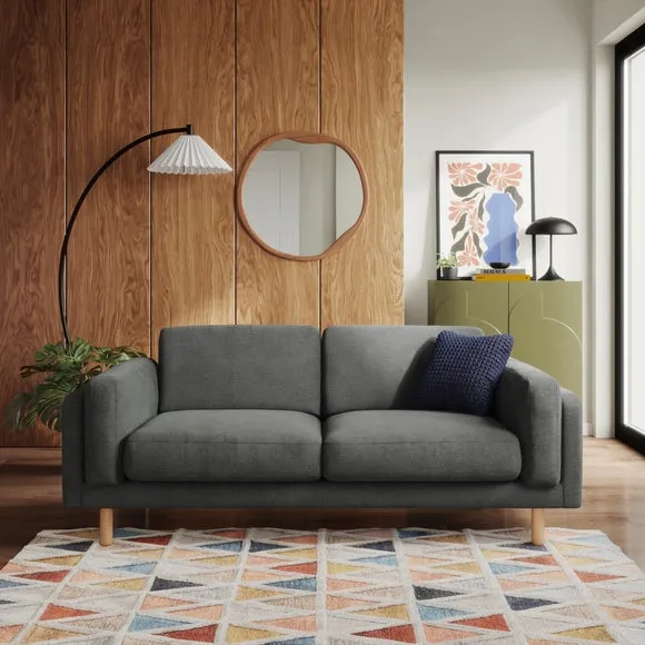Newton Luxe Chenille 3 Seater Sofa 1