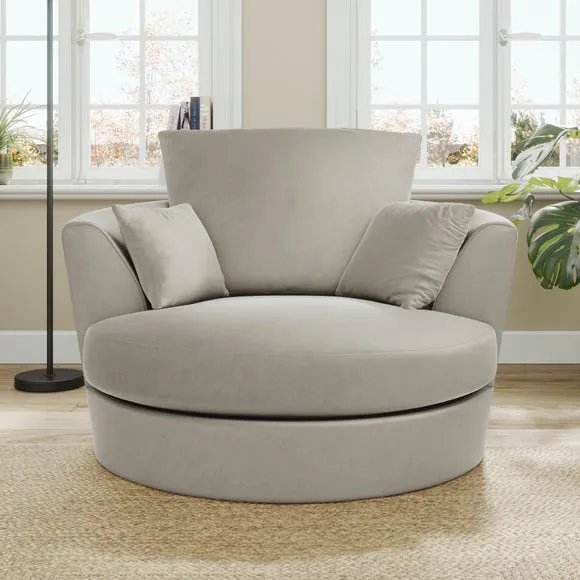 Blake Swivel Chair, Opulent Velvet