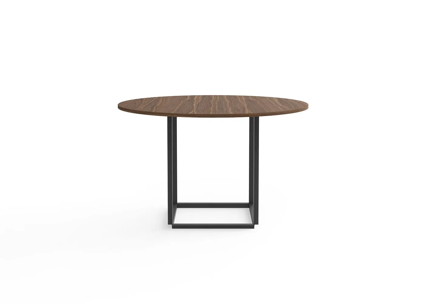 New Works Florence Dining Table 120cm Walnut Black Frame