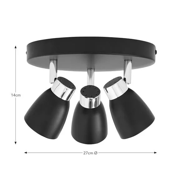Alto 3 Light Semi Flush Spotlight 6