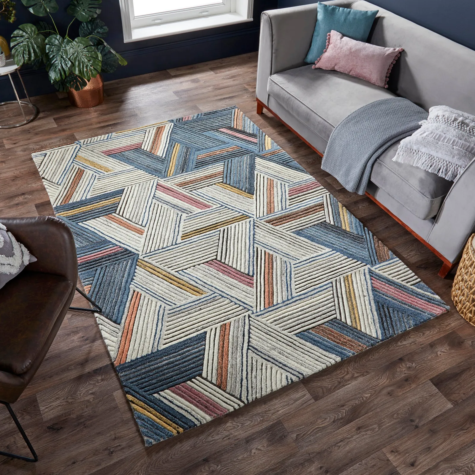 Ortiz Rug MultiColoured