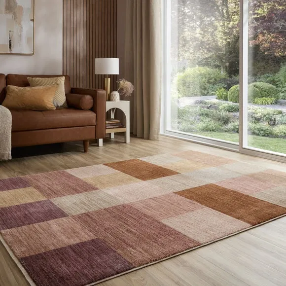 Felix Geometric Checkerboard Rug 1