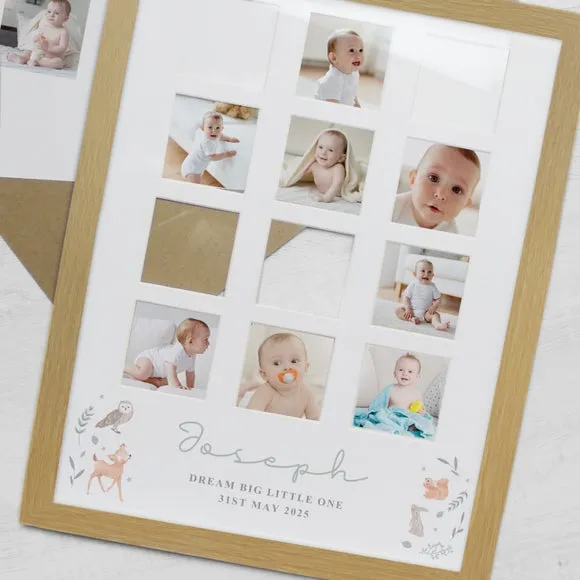 Personalised Woodland Animal Multi Photo Frame 4