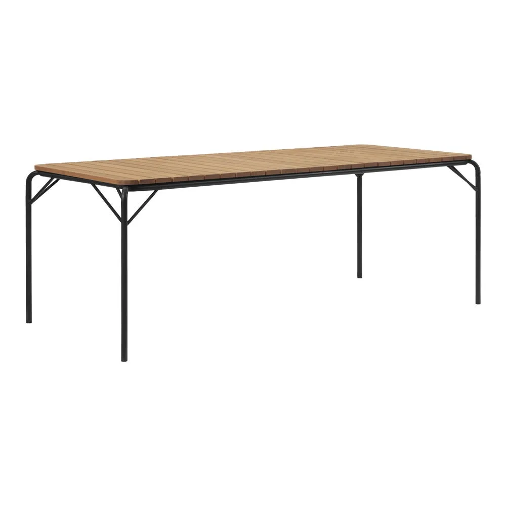 Normann Copenhagen Vig Outdoor Dining Table 200x90cm in Black