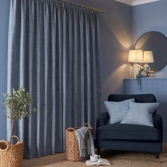 Churchgate Swithland Herringbone Pencil Pleat Curtains 4