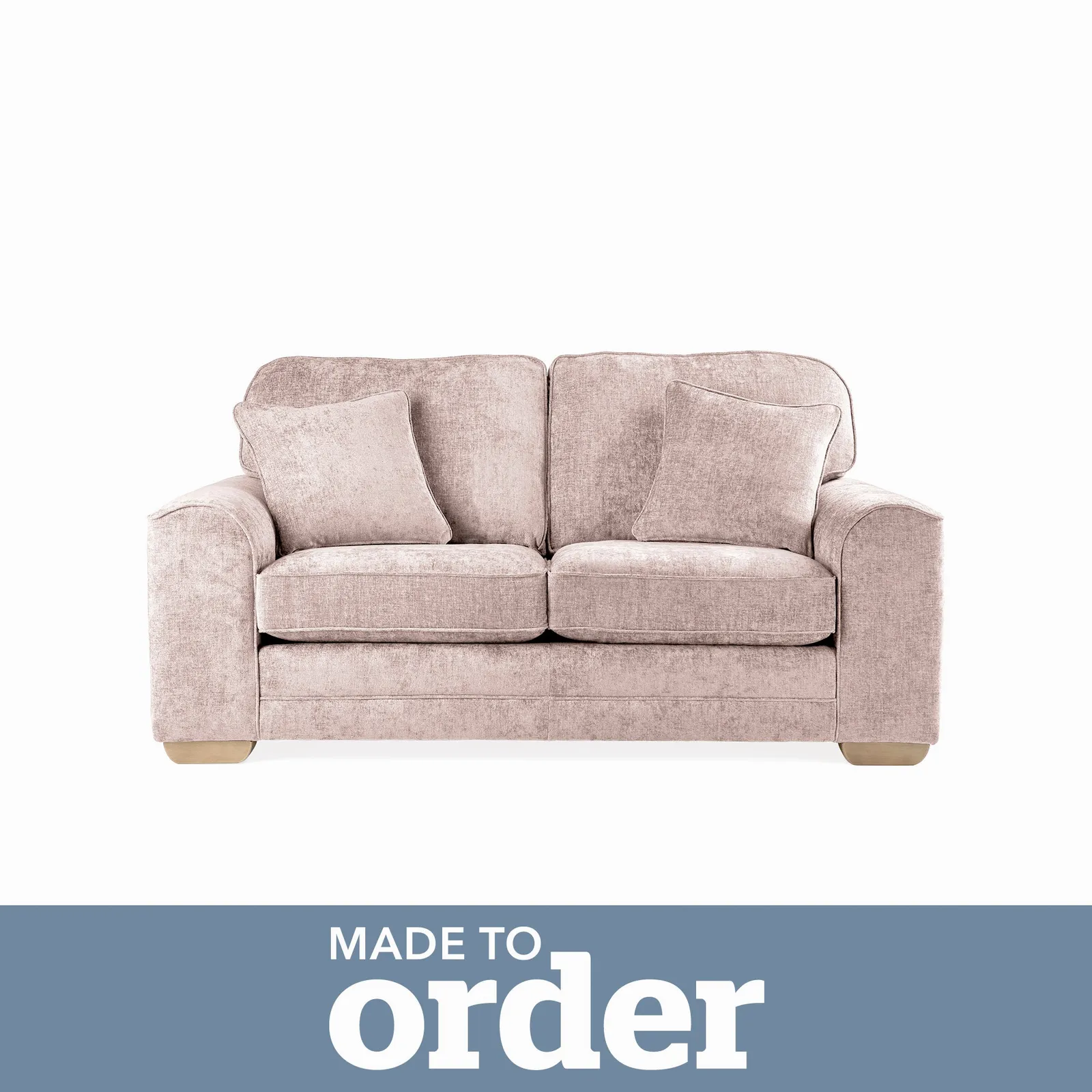 Morello 2 Seater Sofa Luxury Chenille Premium Chenille Rosewood