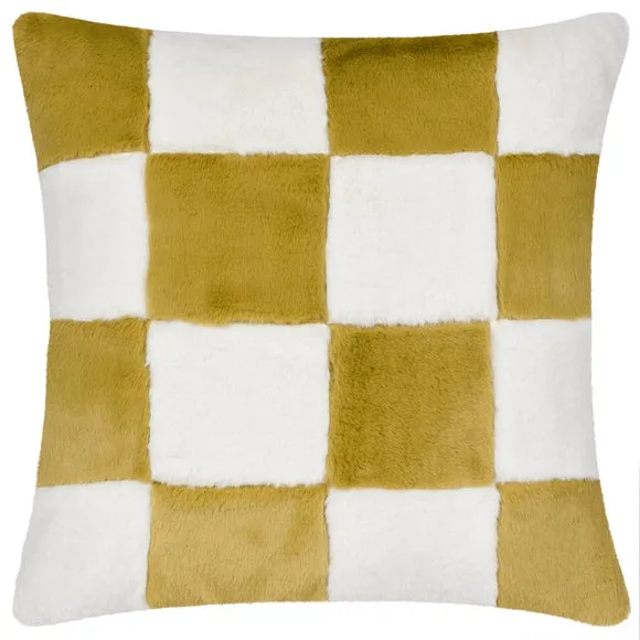Heya Home Cozee Check Square Cushion 3