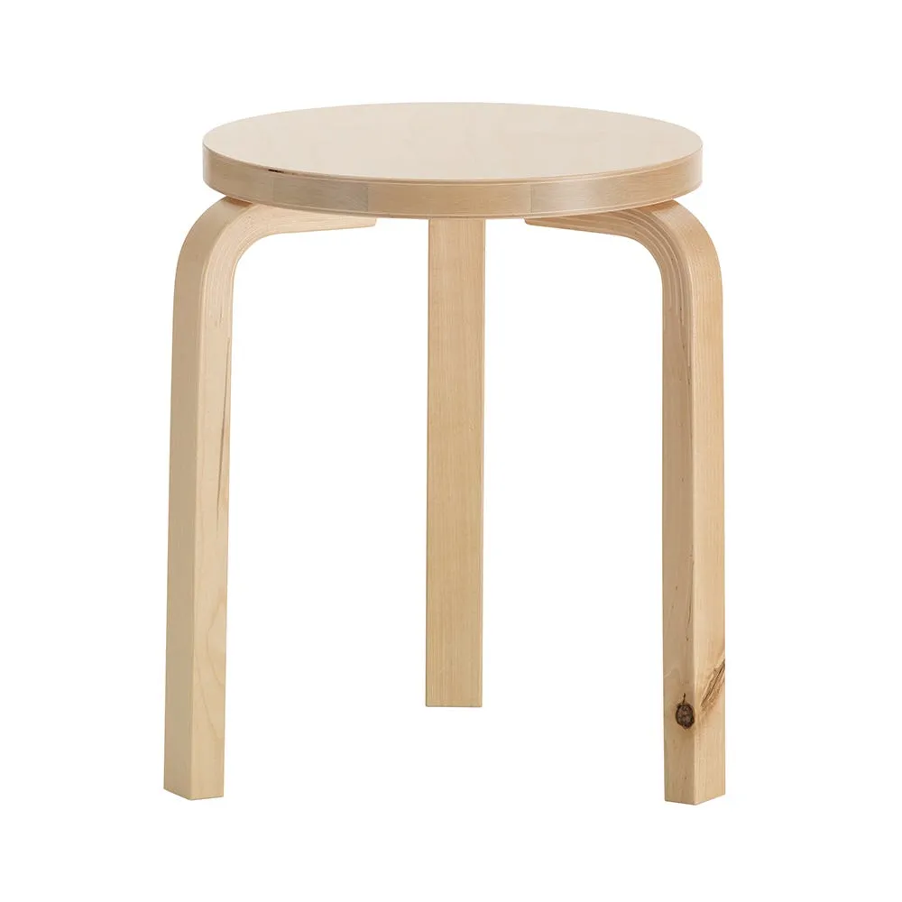 Artek Stool 60 Natural Lacquered Wild Birch 2
