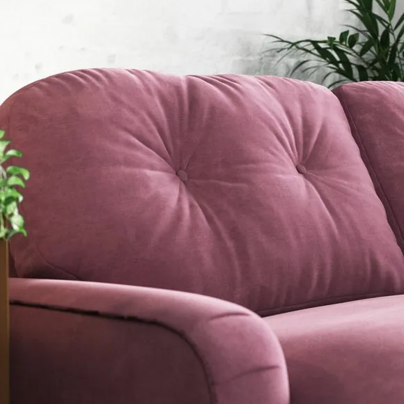 Martha Vintage Chenille Corner Chaise Sofa 6