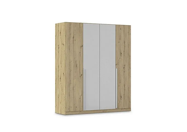 Freja 181cm 4 Door Hinged Two Toned Wardrobe