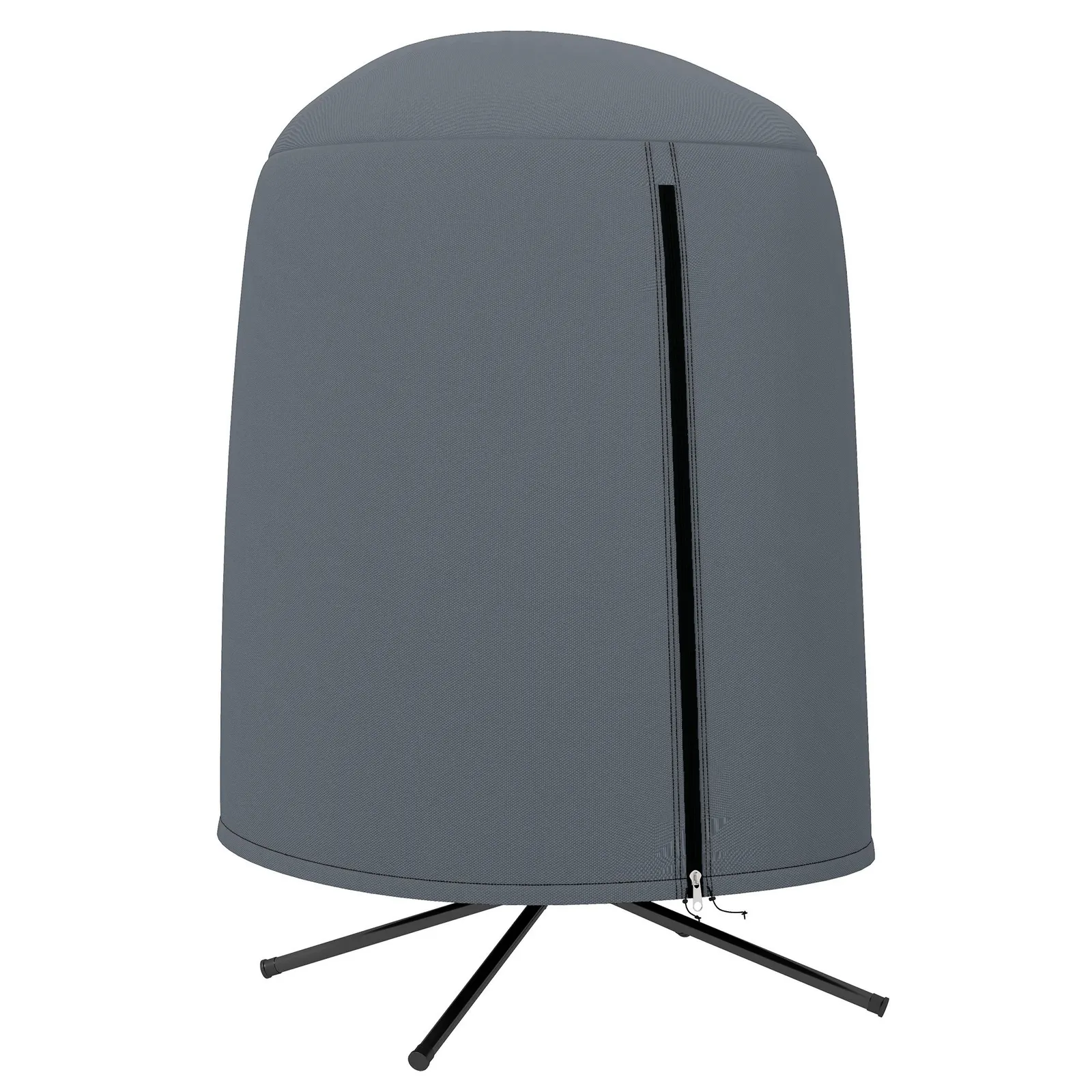 OUTSUNNY Hanging Egg Chair Cover Outdoor Swing Chair Cover Waterproof, Grey 2