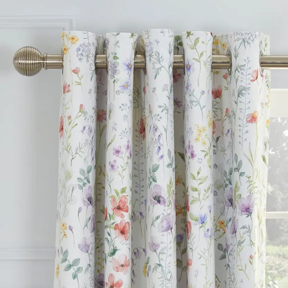 Dorma Botanical Wildflower Blackout Eyelet Curtains 1