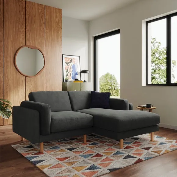 Newton Luxe Chenille Corner Chaise Sofa 1