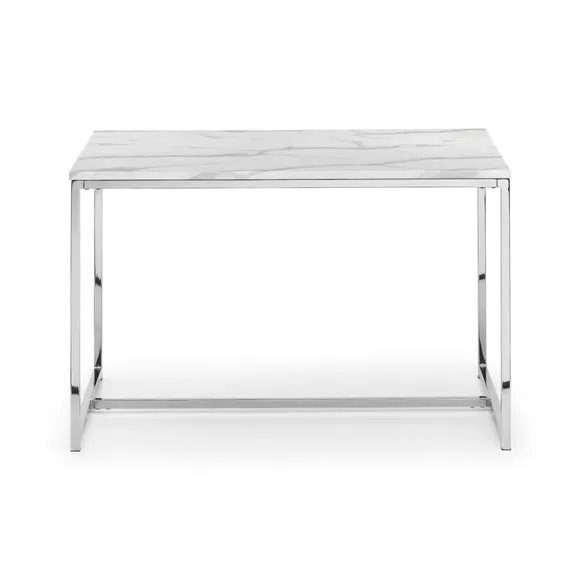 Scala 4 Seater Rectangular Dining Table, White 2