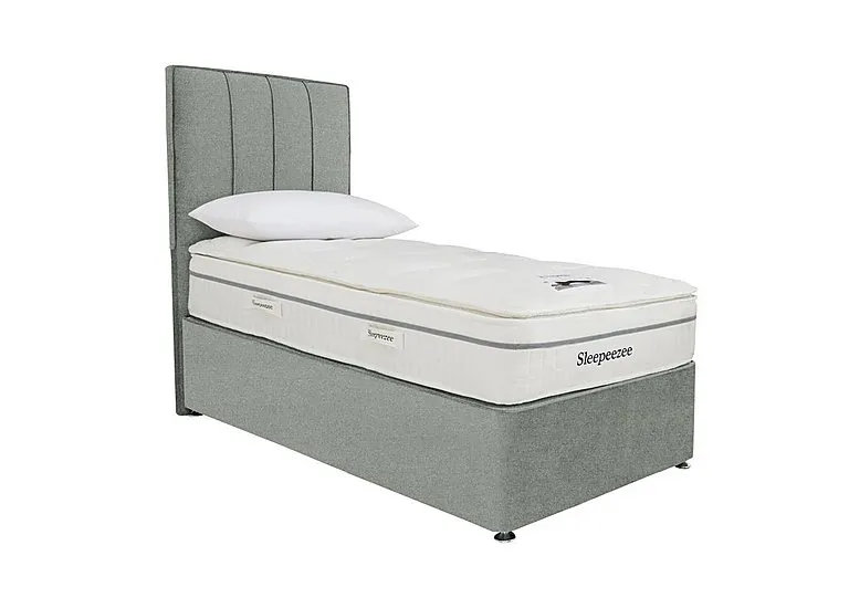 Tranquility 2800 Divan Set with 2 Drawers - Single - Tweed Mint