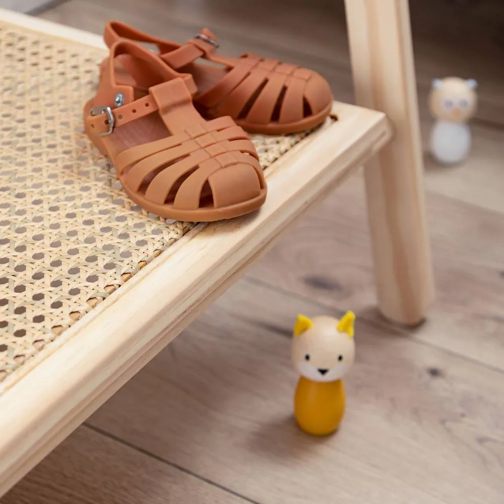 Nöa and Nani Nelly Clothes Rail and Shoe Rack In Natural Rattan in Brown 3