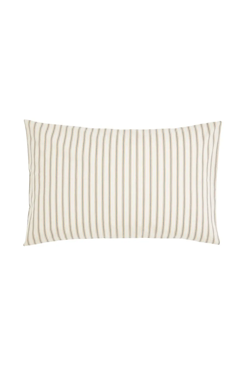 Helena Springfield 'Ticking Stripe' Cotton Duvet Cover Set in Grey 3