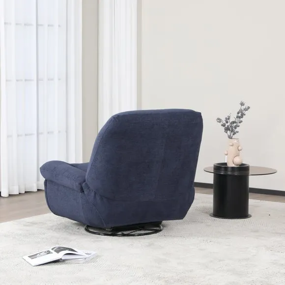 Image Furnishings Ebba Boucle Swivel Rocker Recliner Chair 4
